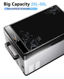 12V 24V 45W Small Car Fridge Freezer Box Type With LCD Touch Screen